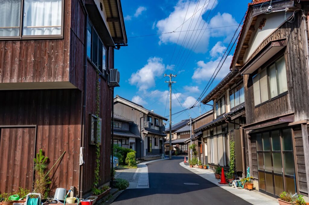 Nice old town in Japan